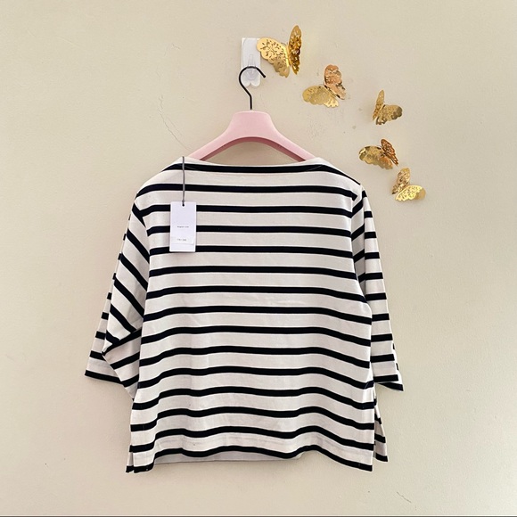 NWT: BOGNER | Stana 3/4-Arm Black and White 100% Cotton Shirt - Picture 7 of 10